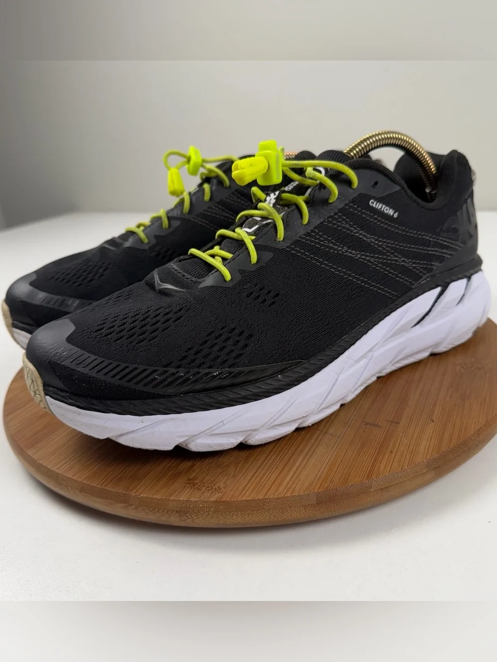 Hoka One One Clifton 6 Black Running Shoes
